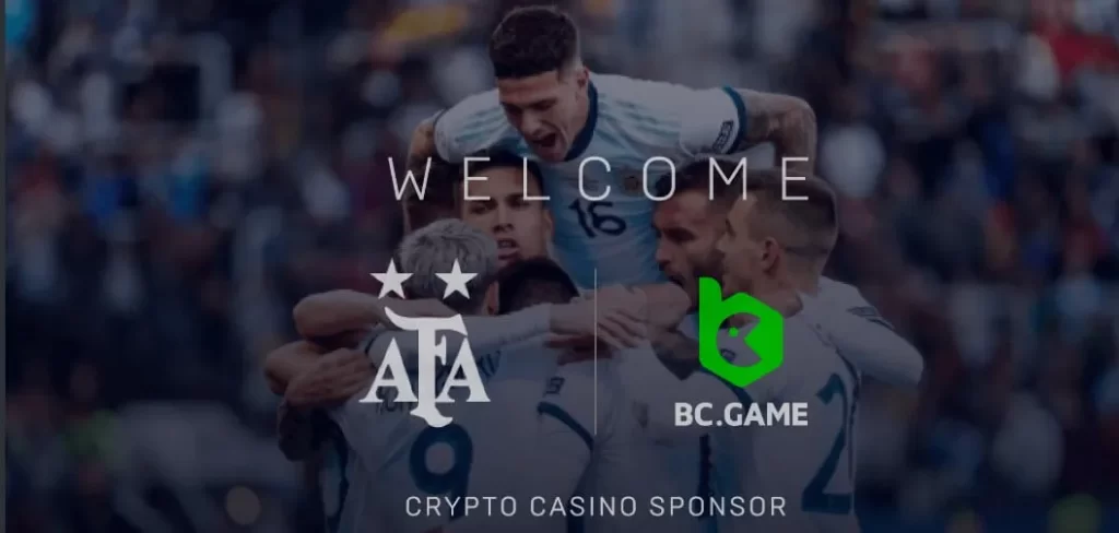Ассоциация футбола Аргентины партнер BC Game.